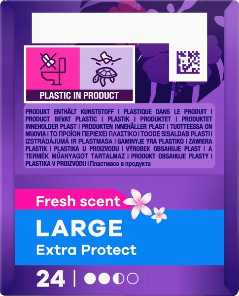 Always Dailies Large Fresh Extra Protect pikkuhousunsuojat 24 Kpl.