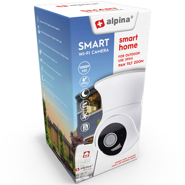 Alpina Smart Outdoor camera 355&deg; IP54