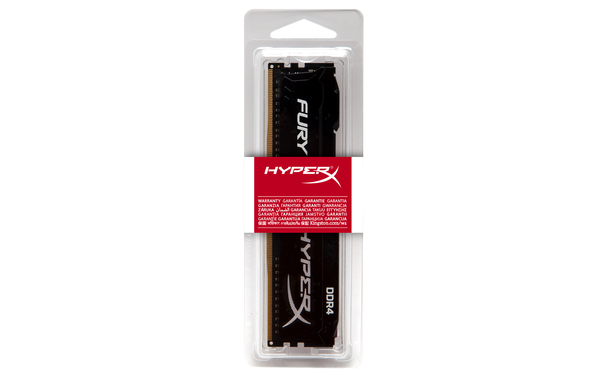Kingston 8GB (1x8GB) HyperX Fury, DDR4 2400MHz - svart