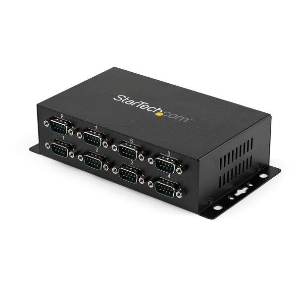 StarTech.com ICUSB2328 - 8-Port USB to Serial Adapter Hub, Black