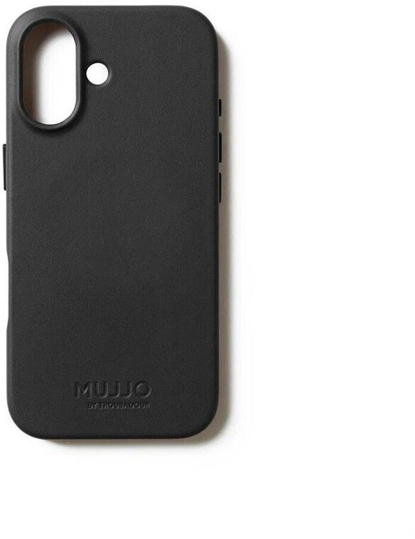 Mujjo Full Leather MagSafe Case for iPhone 17, Basalt