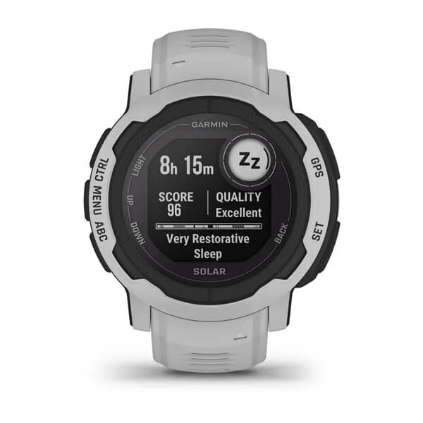 Garmin Instinct 2 45mm Solar Sports Watch, Mist Grey