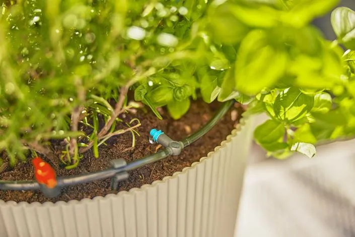 Gardena Micro-Drip -kastelusarja terassi