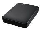 Western Digital WD Elements USB-C 4 Tt -ulkoinen HDD, grafiitinmusta
