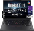 Lenovo ThinkPad T14 Gen 5 14.0" Ultra 5 125U, 16 Gt, 512 Gt, Win 11 Pro -kannettava, musta
