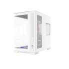 SAMA V52 Midi-Tower Case with window and RGB lighting, White