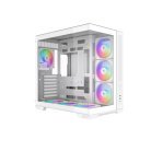 SAMA V52 Midi-Tower Case with window and RGB lighting, White