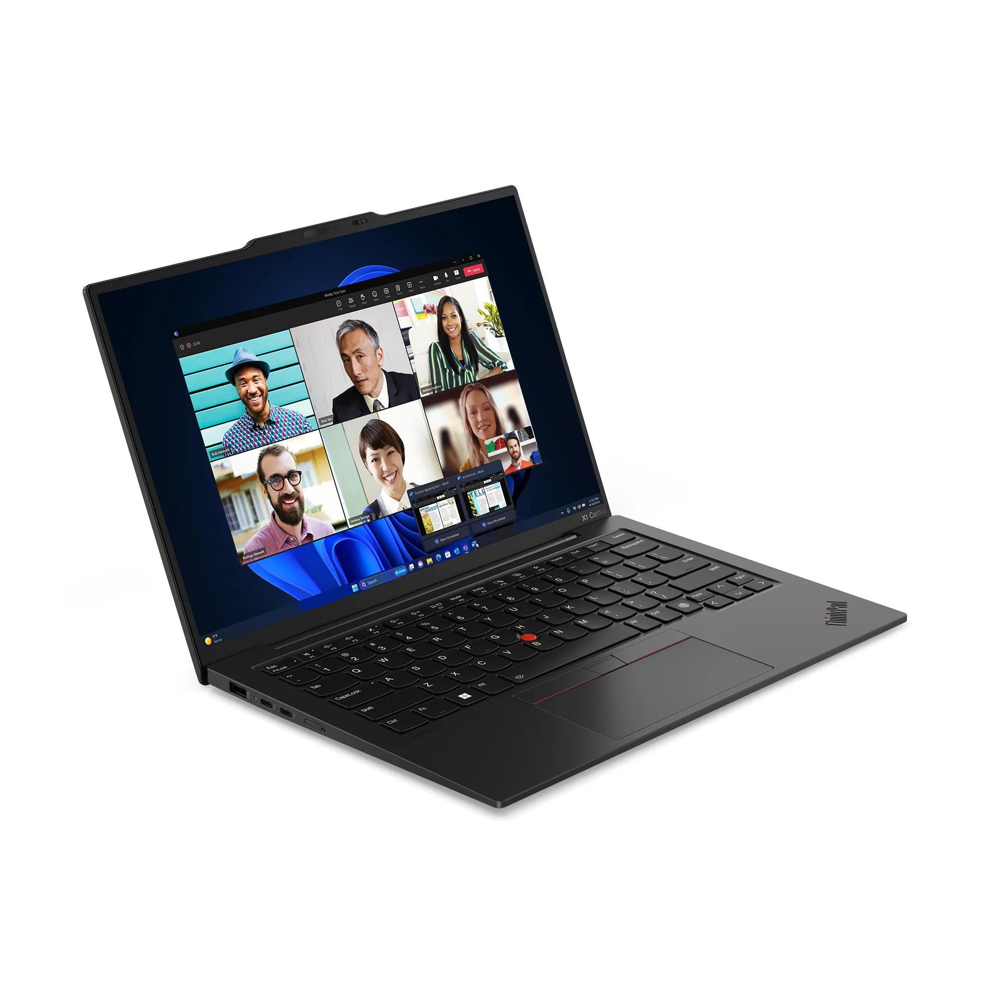 Lenovo ThinkPad X1 Carbon G12 14&quot; WUXGA, Intel Core Ultra 7 155U, 32GB RAM, 1TB SSD, Win 11 Pro - b&auml;rbar, Svart