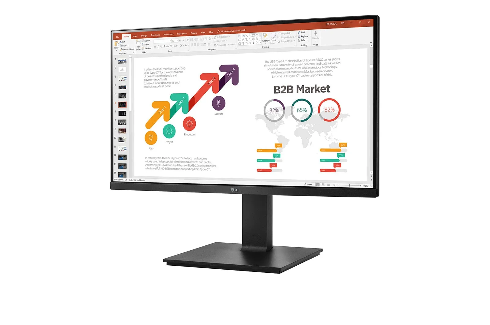 LG 24BP450Y-B 24" Full HD, IPS Monitor