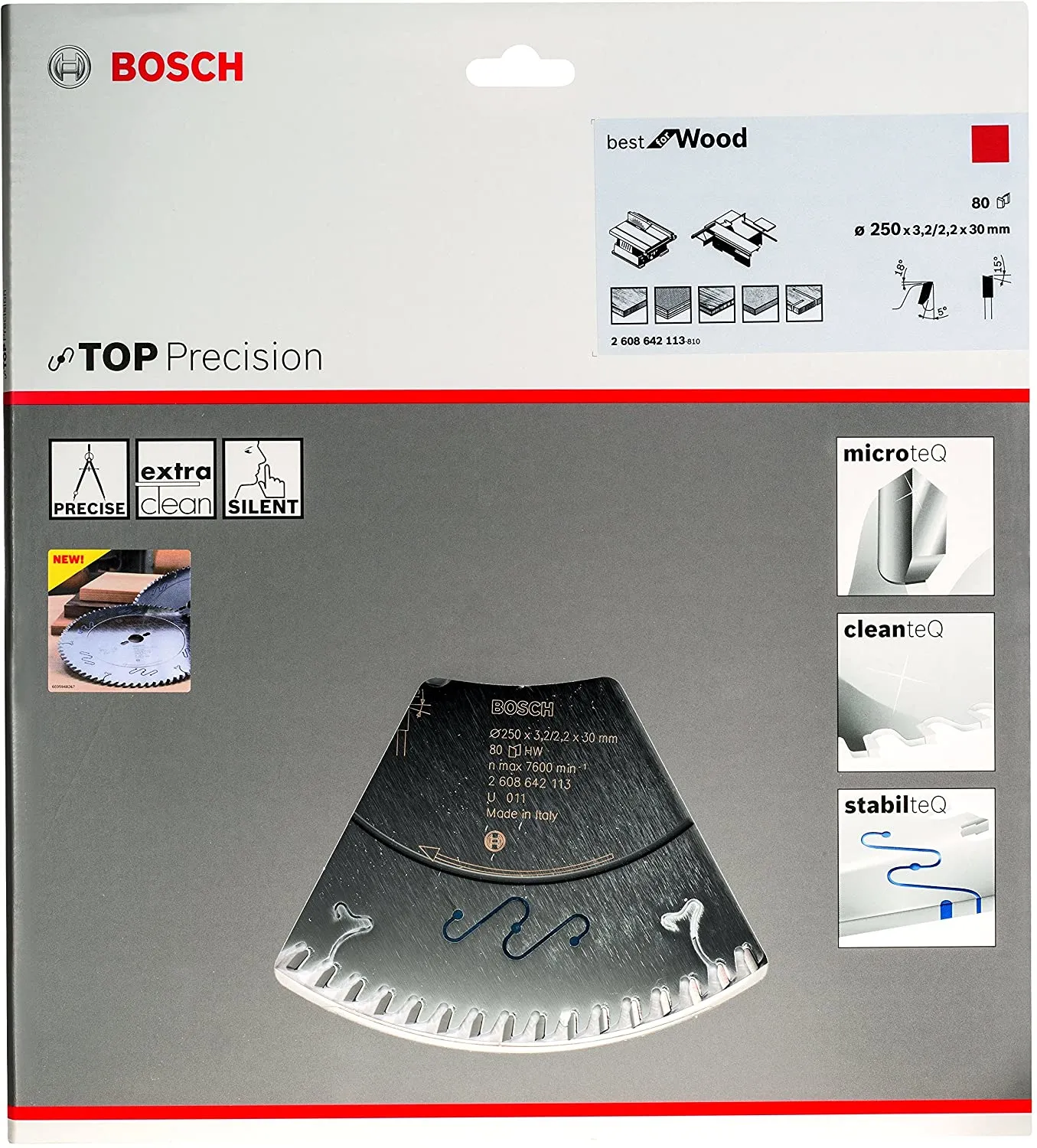 Bosch Top Precision Best for Wood Savklinge Rundsav Geringssav Skydeblandingsgeringssav Sammensat geringssav Bordsav