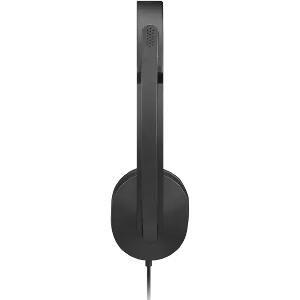 Lenovo Stereo USB-A Gen2 -kuulokkeet mikrofonilla, musta