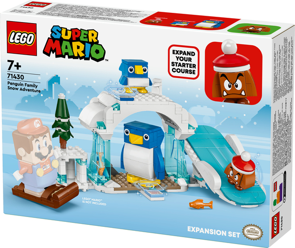 LEGO Super Mario Schneeabenteuer mit Familie Pinguin - Erweiterungsset 71430