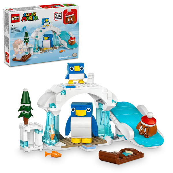 LEGO Super Mario Schneeabenteuer mit Familie Pinguin - Erweiterungsset 71430