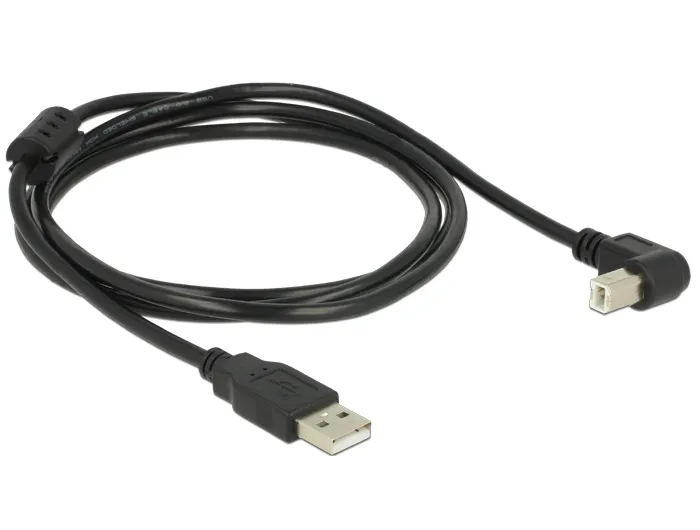 Delock Kabel USB 2.0 Typ-A Stecker > USB 2.0 Typ-B Stecker gewinkelt 1
