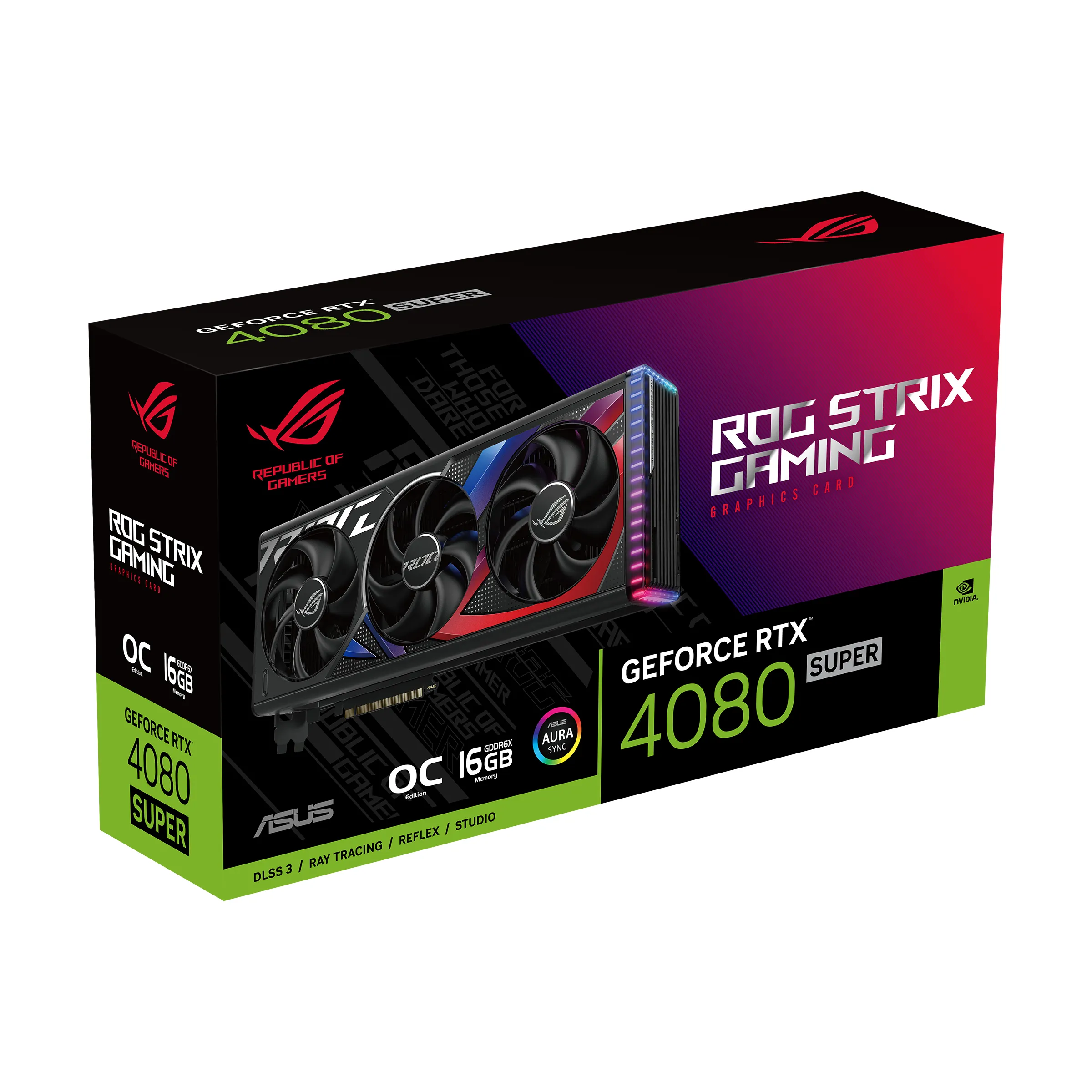 Asus GeForce RTX 4080 SUPER 16GB ROG Strix OC Gaming - graphics card