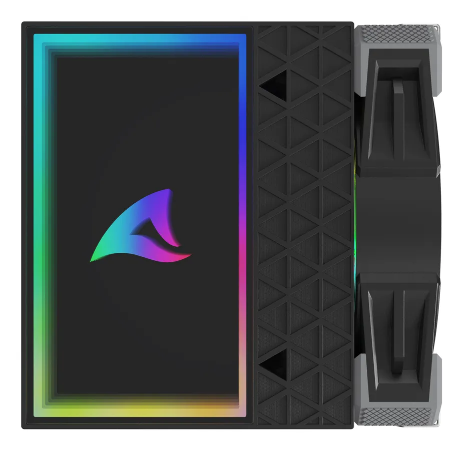 Sharkoon A60, 2x120 mm RGB -prosessorijäähdytin, musta