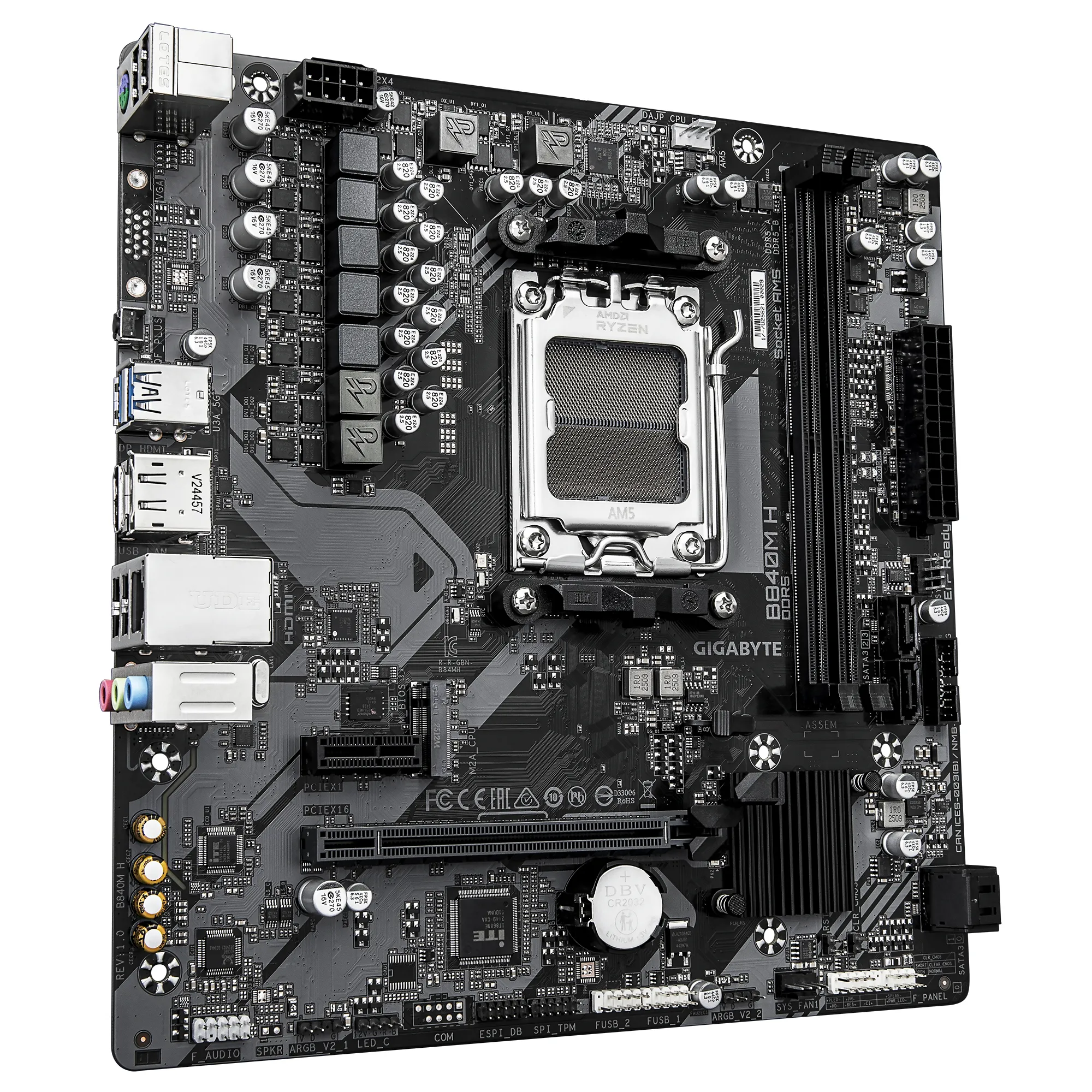 Gigabyte B840M H AM5 mATX Motherboard