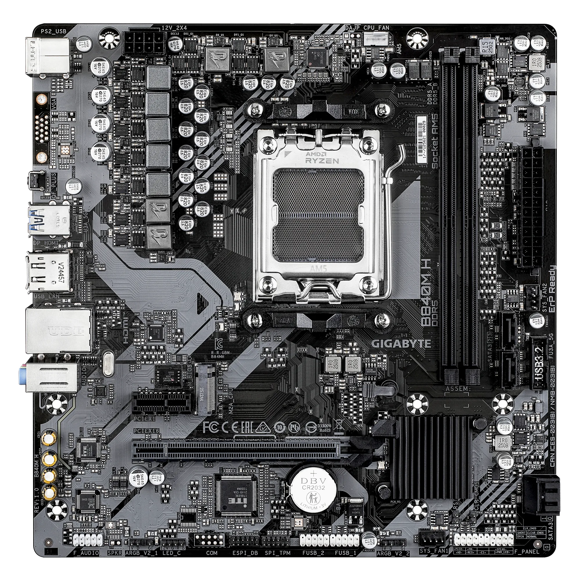 Gigabyte B840M H AM5 mATX Motherboard