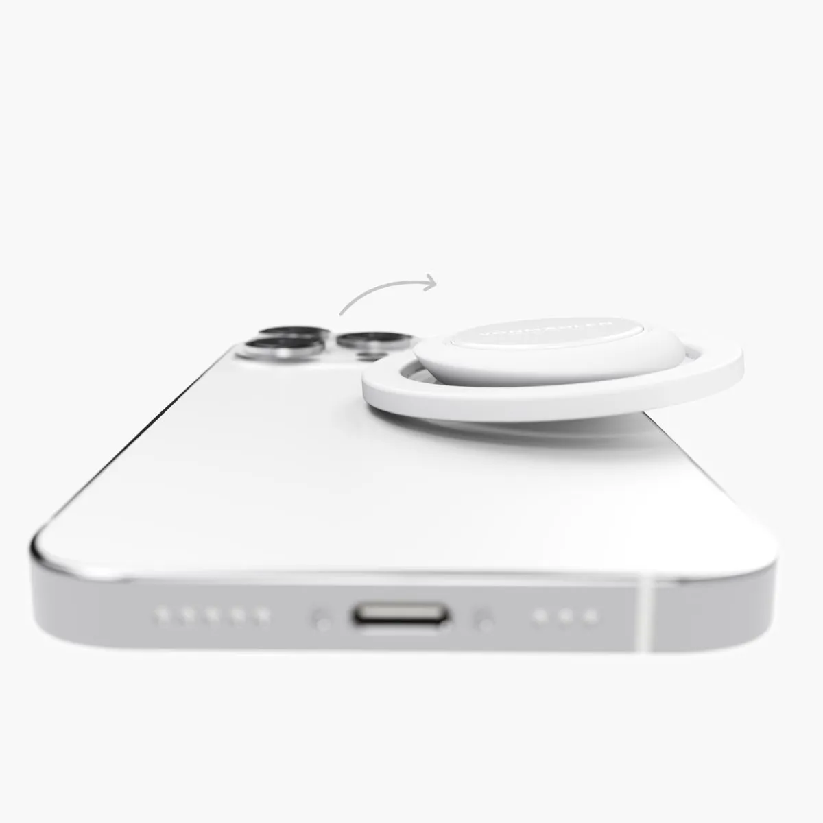 Backflip Mag - The Magnetic Phone Grip, White