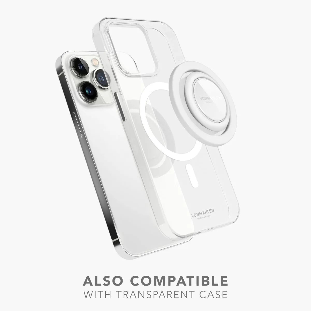 Backflip Mag - The Magnetic Phone Grip, White