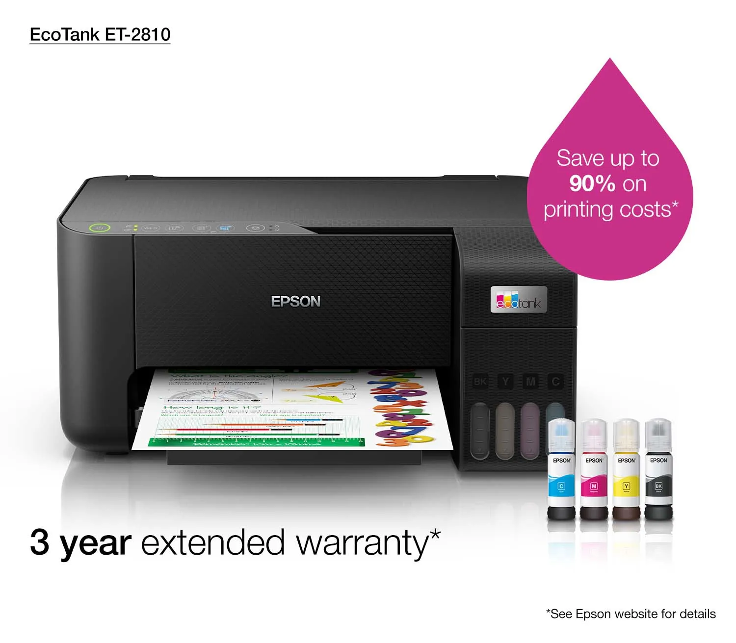 Epson EcoTank ET-2810 A4 - Inkjet All-in-One Printer