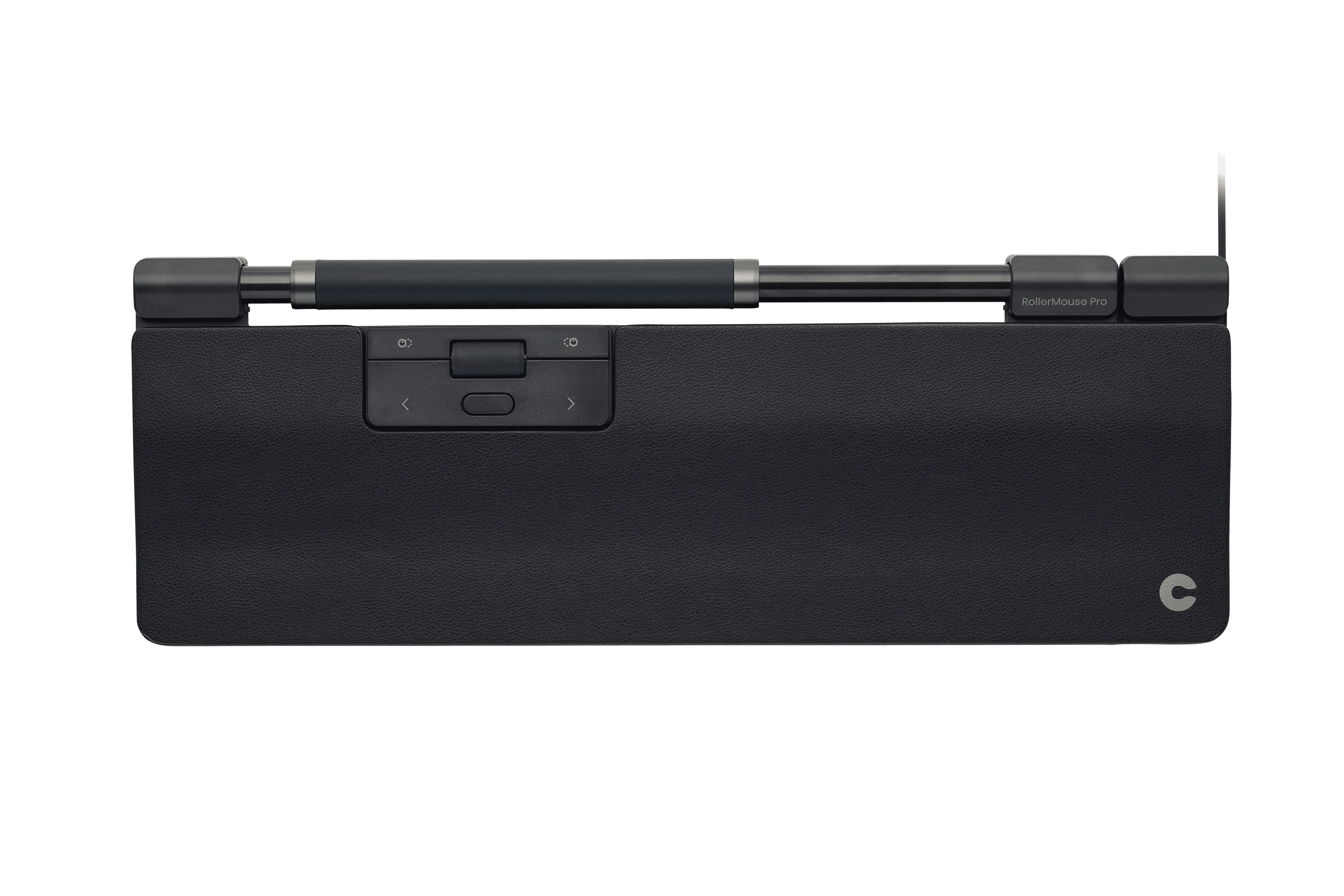 Contour RollerMouse Pro - Wired Roller Mouse + Extended  - Wrist Rest Vegan leather