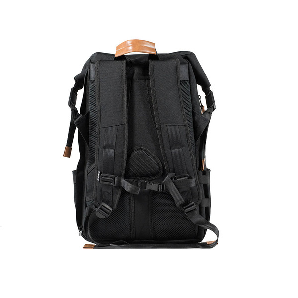 PKG Concord Rolltop Backpack for up to 16" laptops, Black