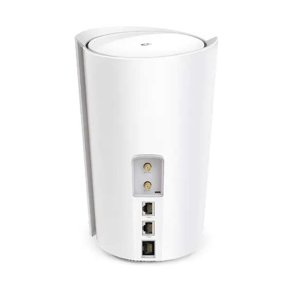 TP-Link Deco X50-5G - Koko kodin mesh-Wi-Fi 6 -yhdysk&auml;yt&auml;v&auml; sis&auml;&auml;nrakennetulla 5G-modemilla, Valkoinen