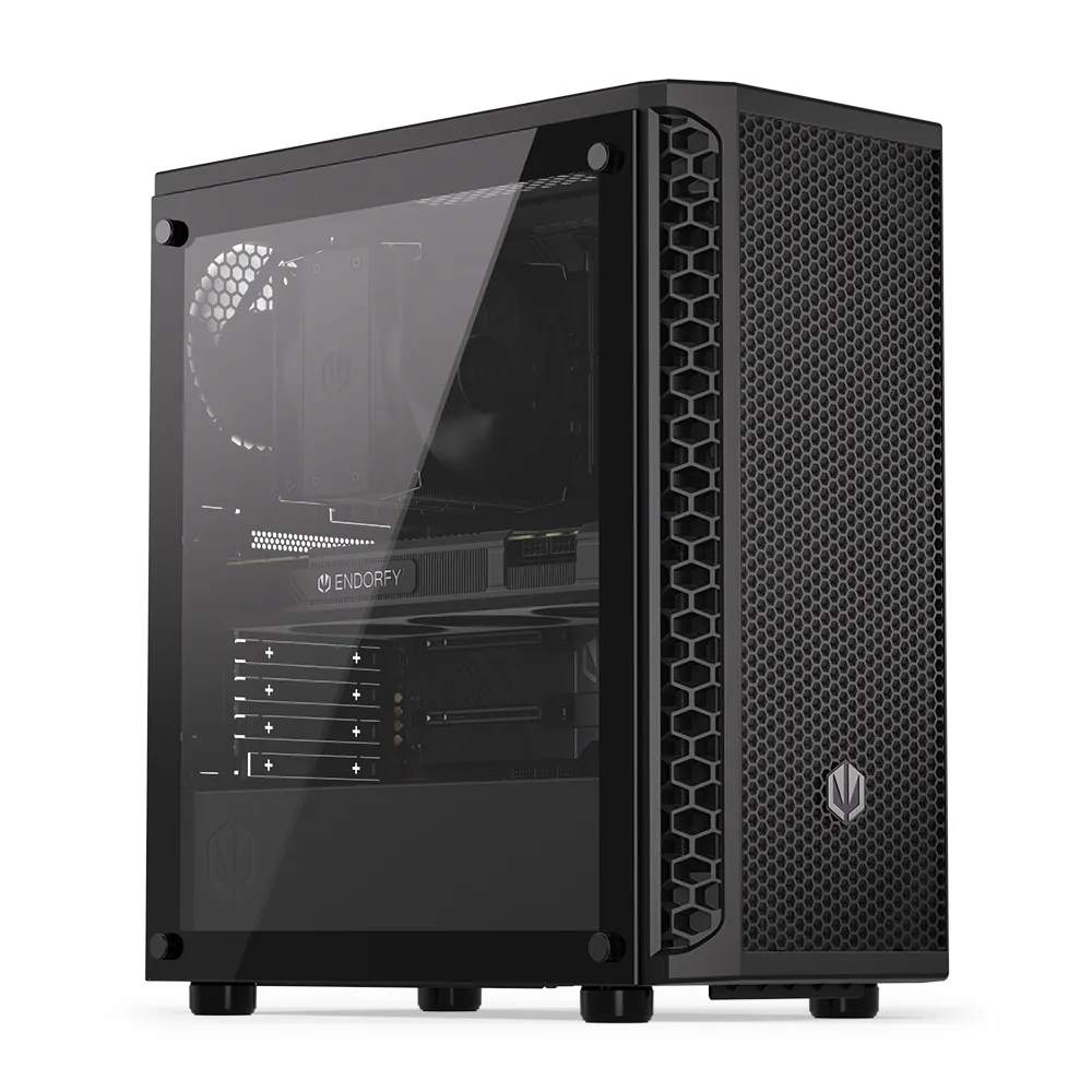 Endorfy Signum 300 Air - Minitower chassi, fönster, Svart