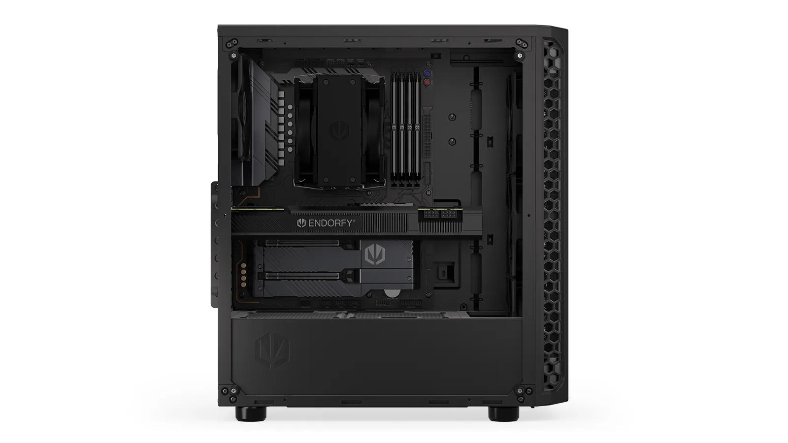 Endorfy Signum 300 Air - Minitower chassi, f&ouml;nster, Svart