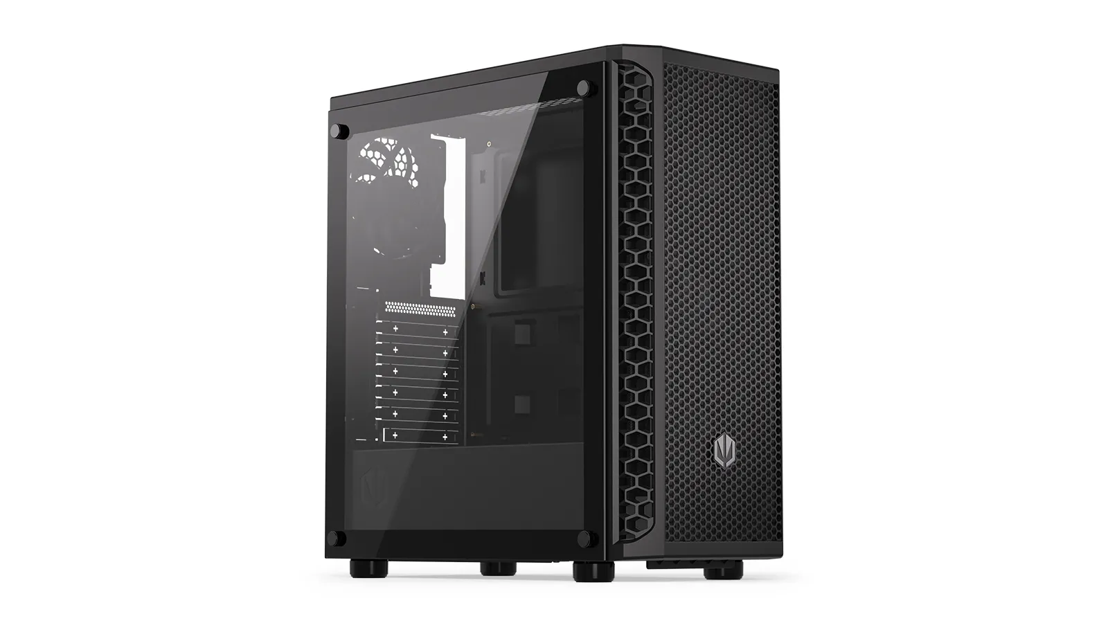 Endorfy Signum 300 Air - Minitower chassi, fönster, Svart