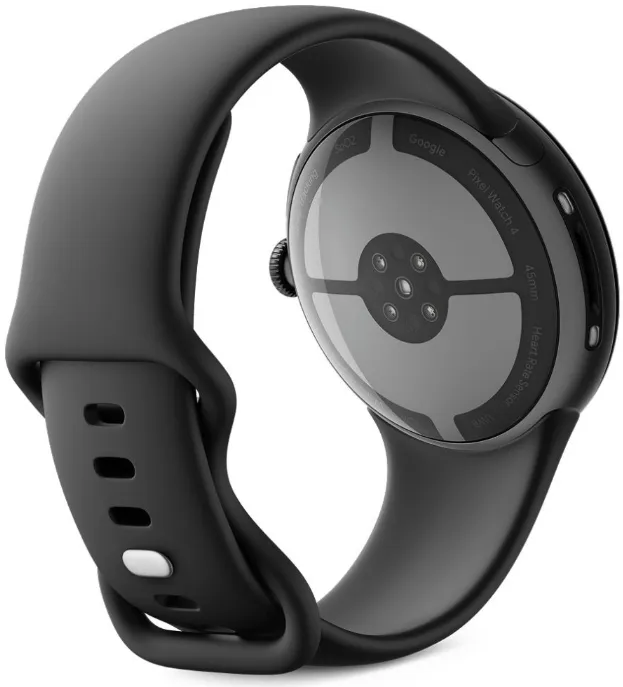 Google Pixel Watch 4 45mm AMOLED Smartwatch, Obsidian Black