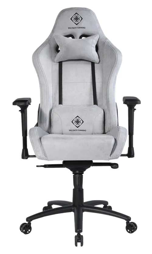 Deltaco Gaming DC440L Alcantara - gaming chair, light grey