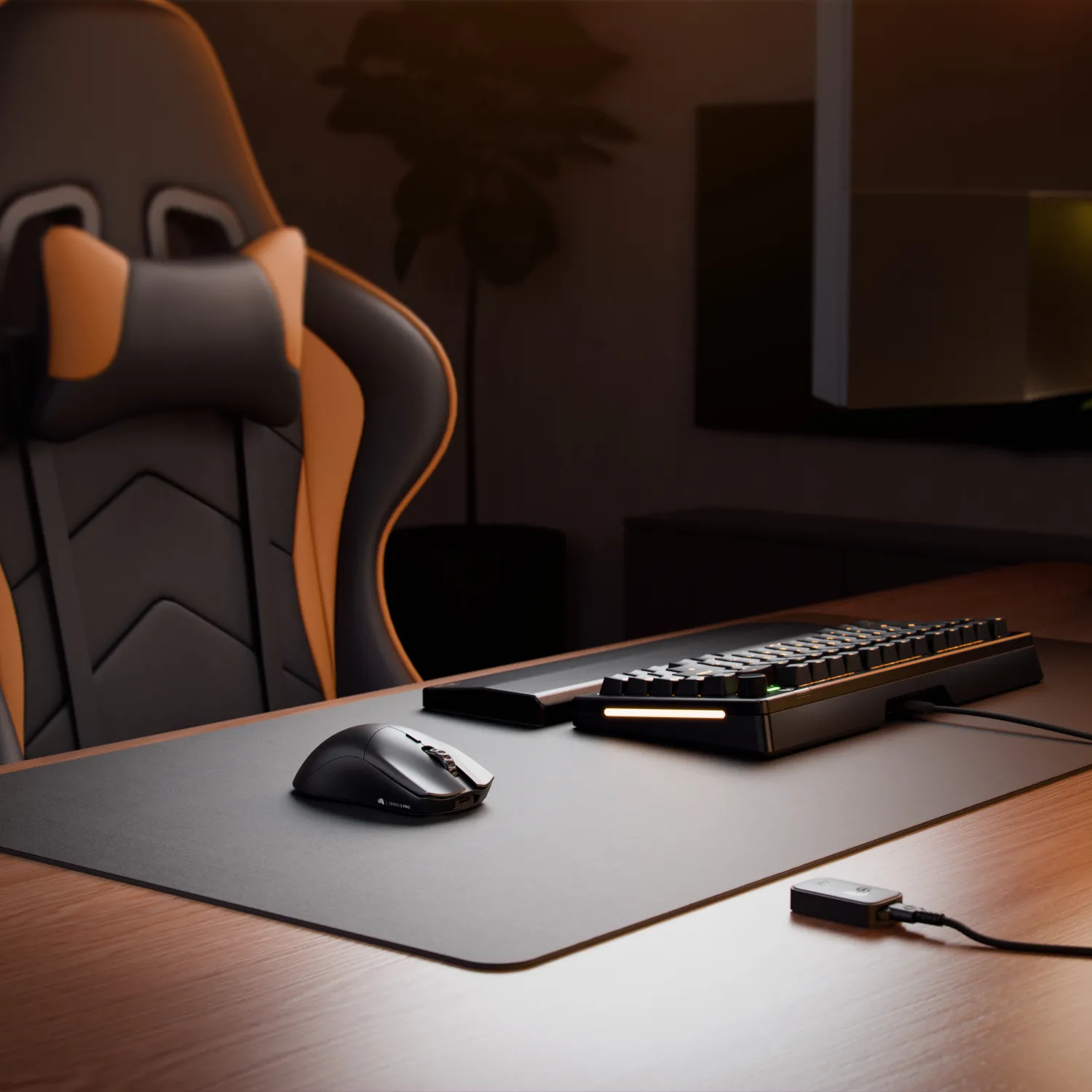 Glorious Series 2 PRO 4K/8K - tr&aring;dl&ouml;s spelmus, Svart