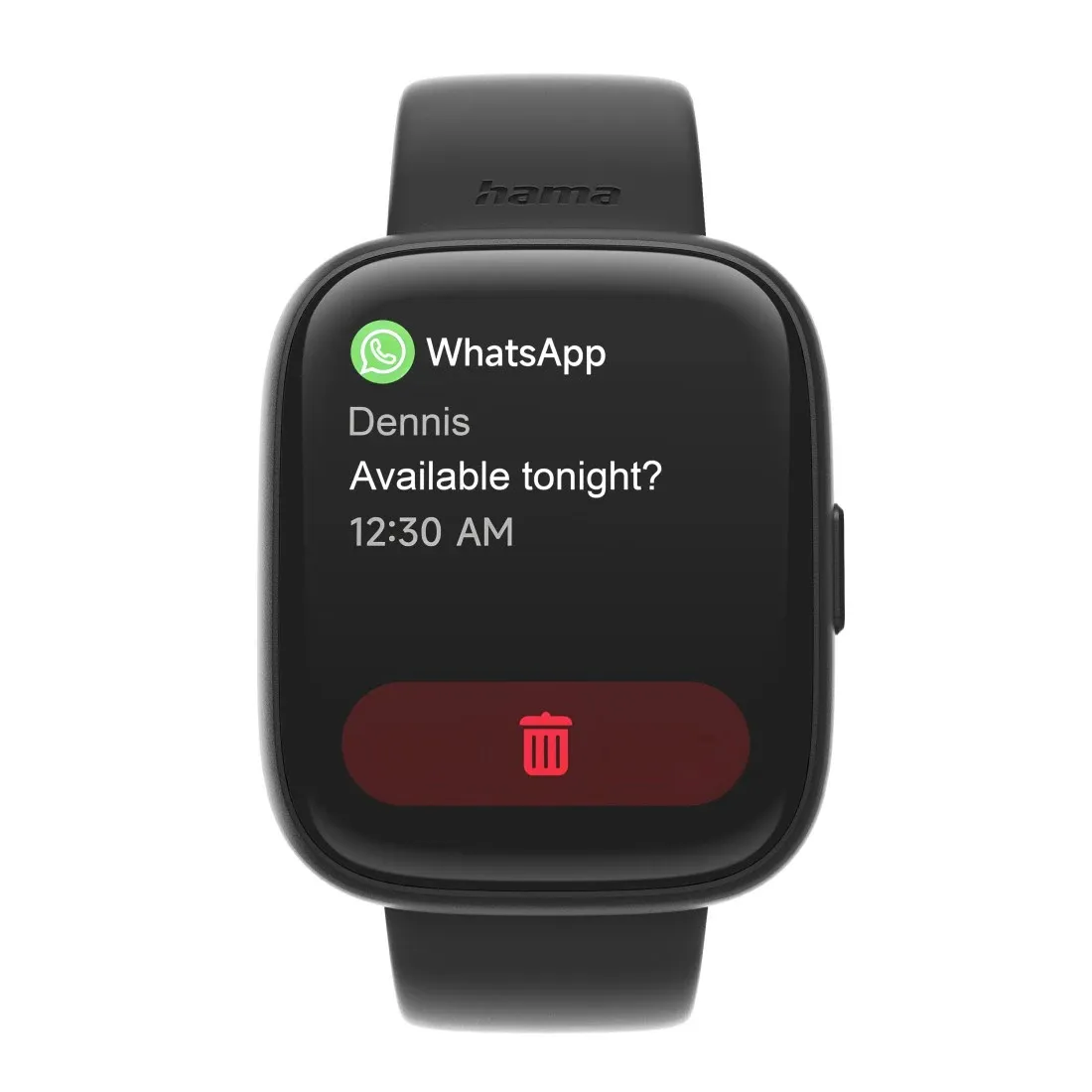 Hama 4000 46mm smartklocka, svart