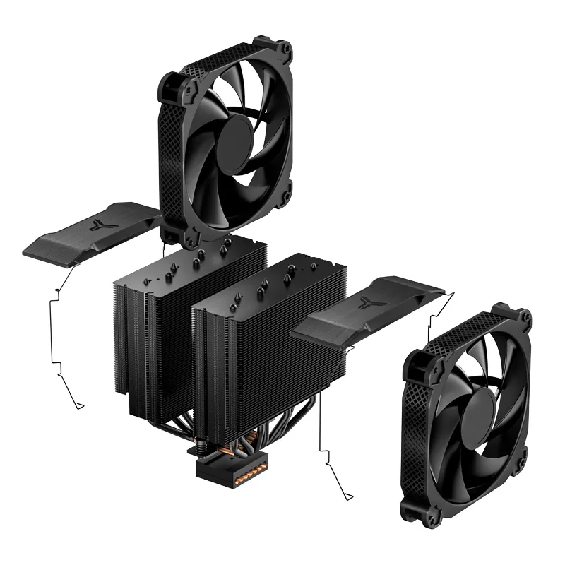 Jonsbo HX7280 - CPU cooler, black