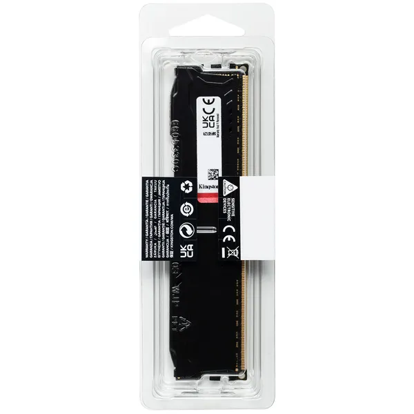 Kingston 16GB (2 x 8GB) Fury Beast, DDR3 1600MHz, CL10 - memory, Black