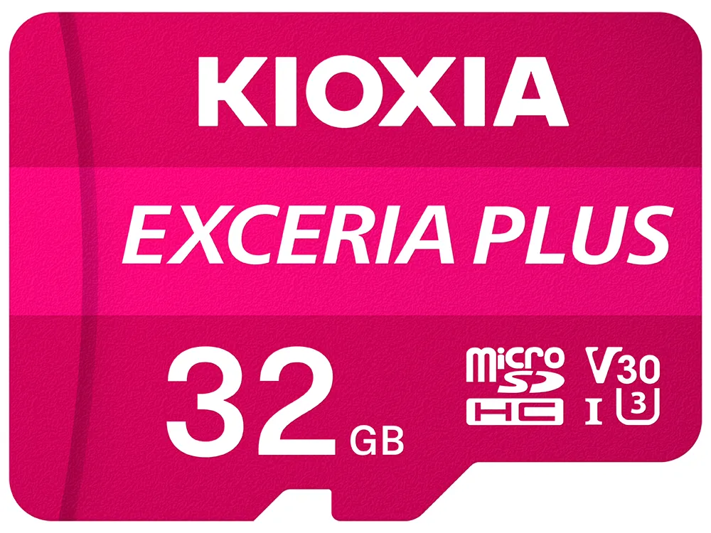Kioxia Exceria Plus 32GB MicroSDHC - memory card + SD adapter
