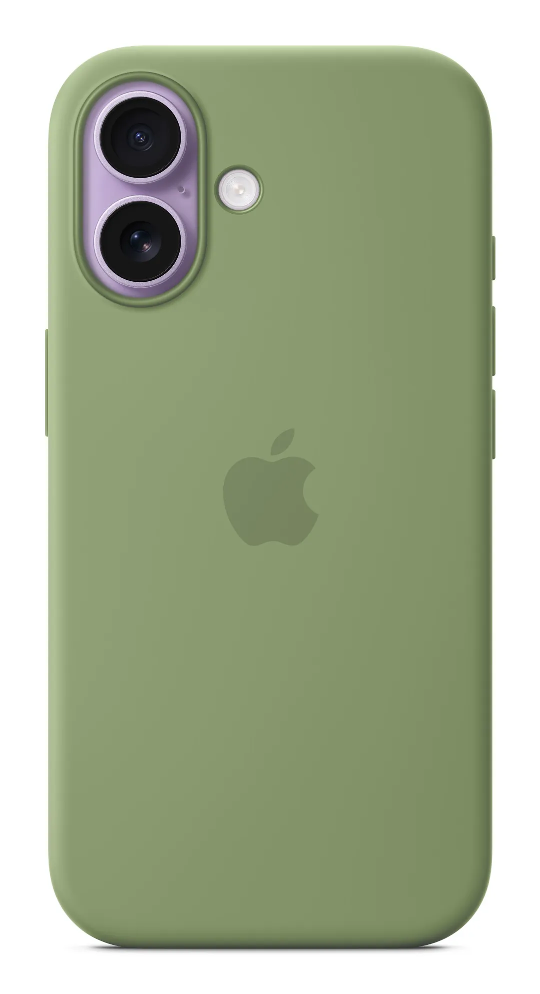 Apple iPhone 17, MagSafe - silikonskal, Ljus mossa