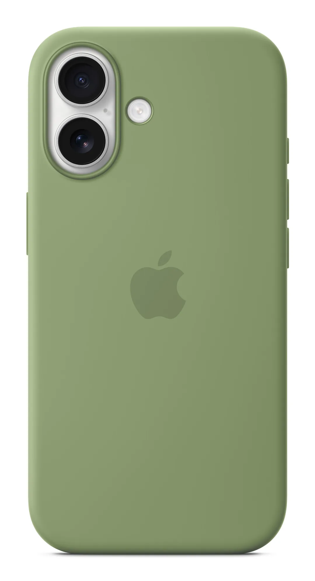 Apple iPhone 17, MagSafe - silikonskal, Ljus mossa