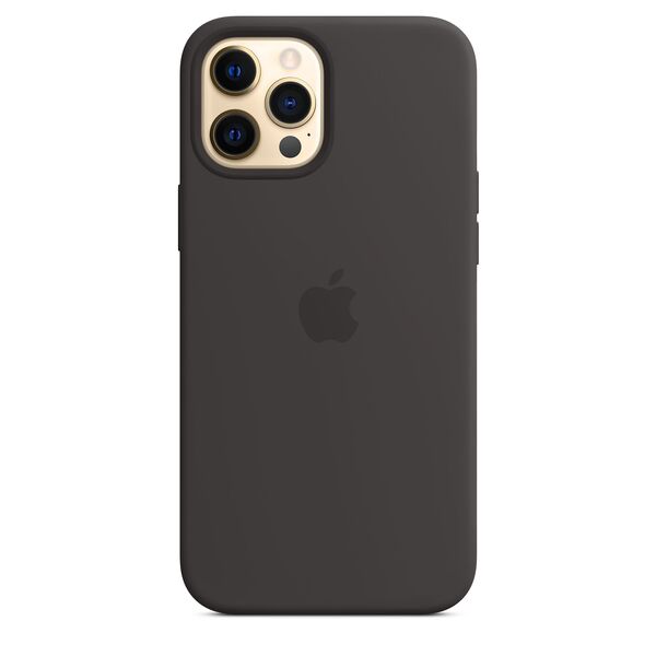 Apple iPhone 12 Pro Max, MagSafe - silicone case, Black