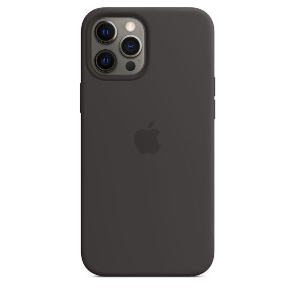 Apple iPhone 12 Pro Max, MagSafe - silicone case, Black
