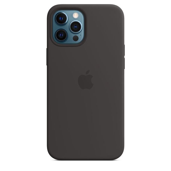 Apple iPhone 12 Pro Max, MagSafe - silicone case, Black