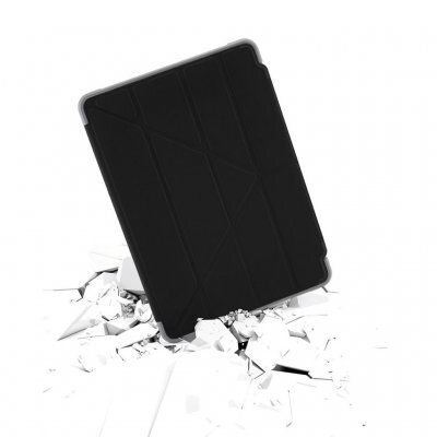 Pipetto Origami Shield, iPad 10.2" - Protective Case, Black