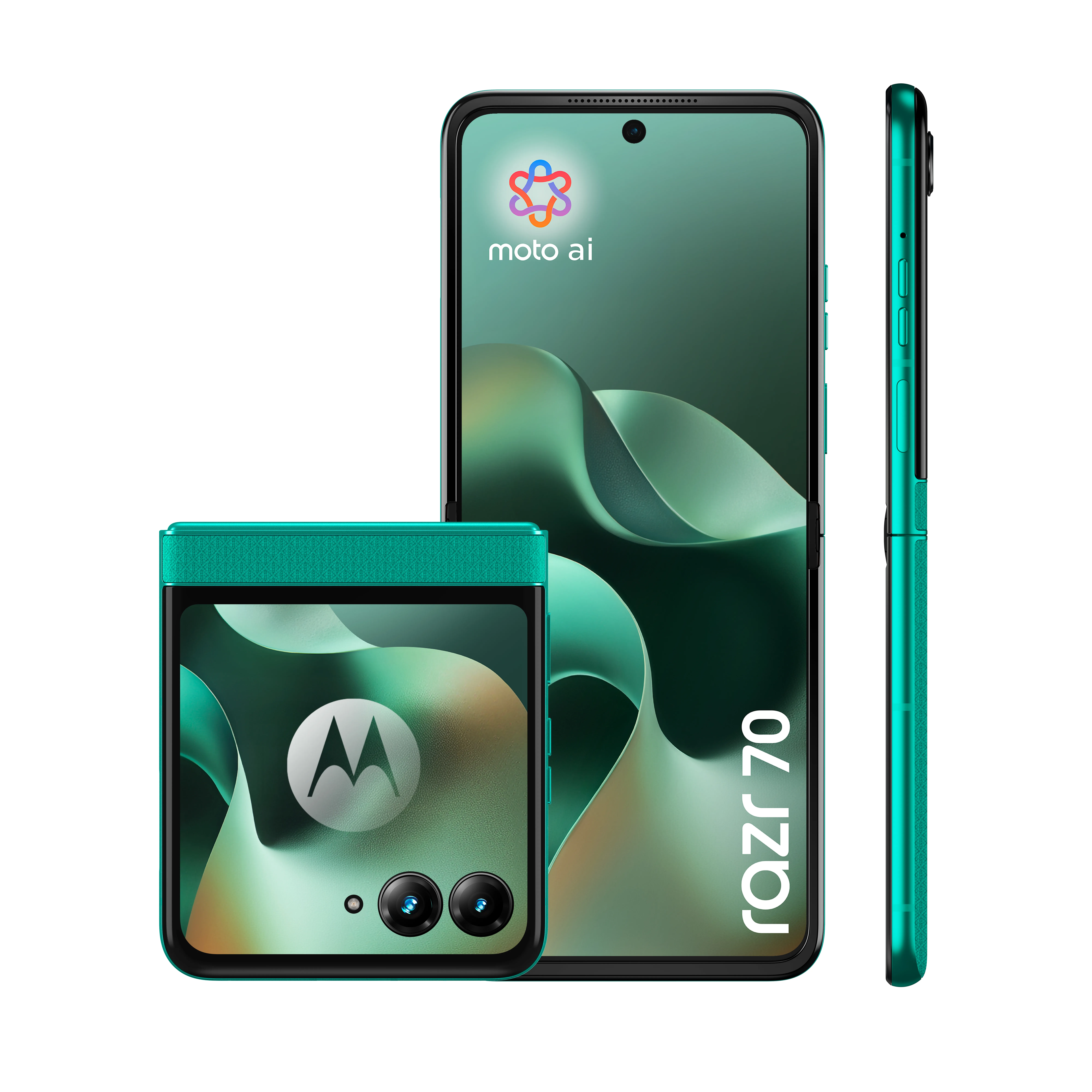 Motorola Razr 70 5G 8/256 Gt -puhelin, PANTONE Sporting Green