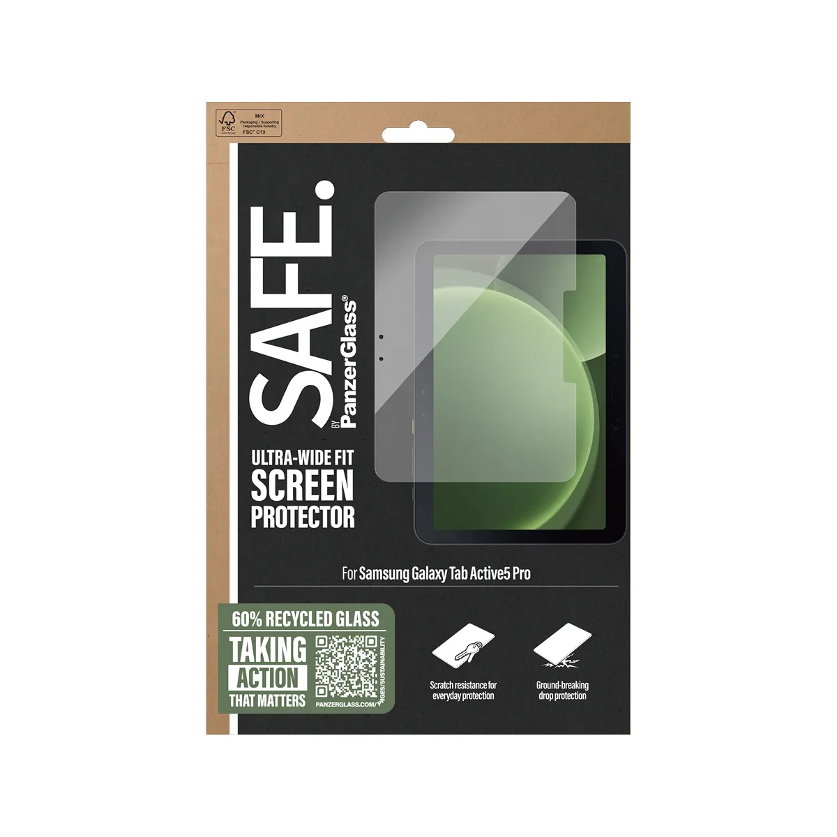 PanzerGlass SAFE Screen Protector - Samsung Galaxy TAB Active 5 PRO UWF