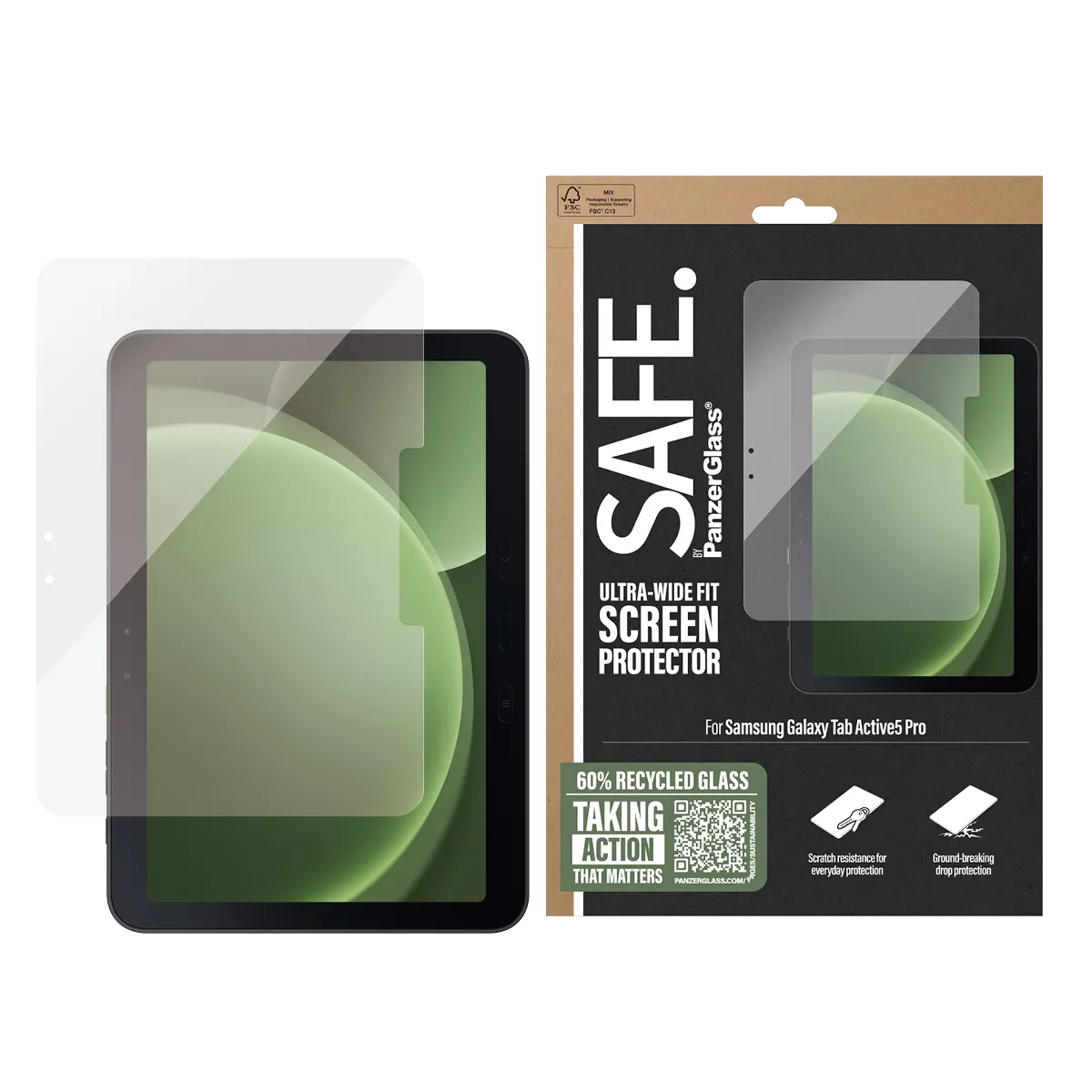 PanzerGlass SAFE Screen Protector - Samsung Galaxy TAB Active 5 PRO UWF