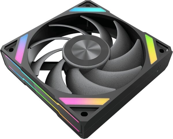 SAMA Q70 360mm Liquid CPU Cooler with LCD Display, Black