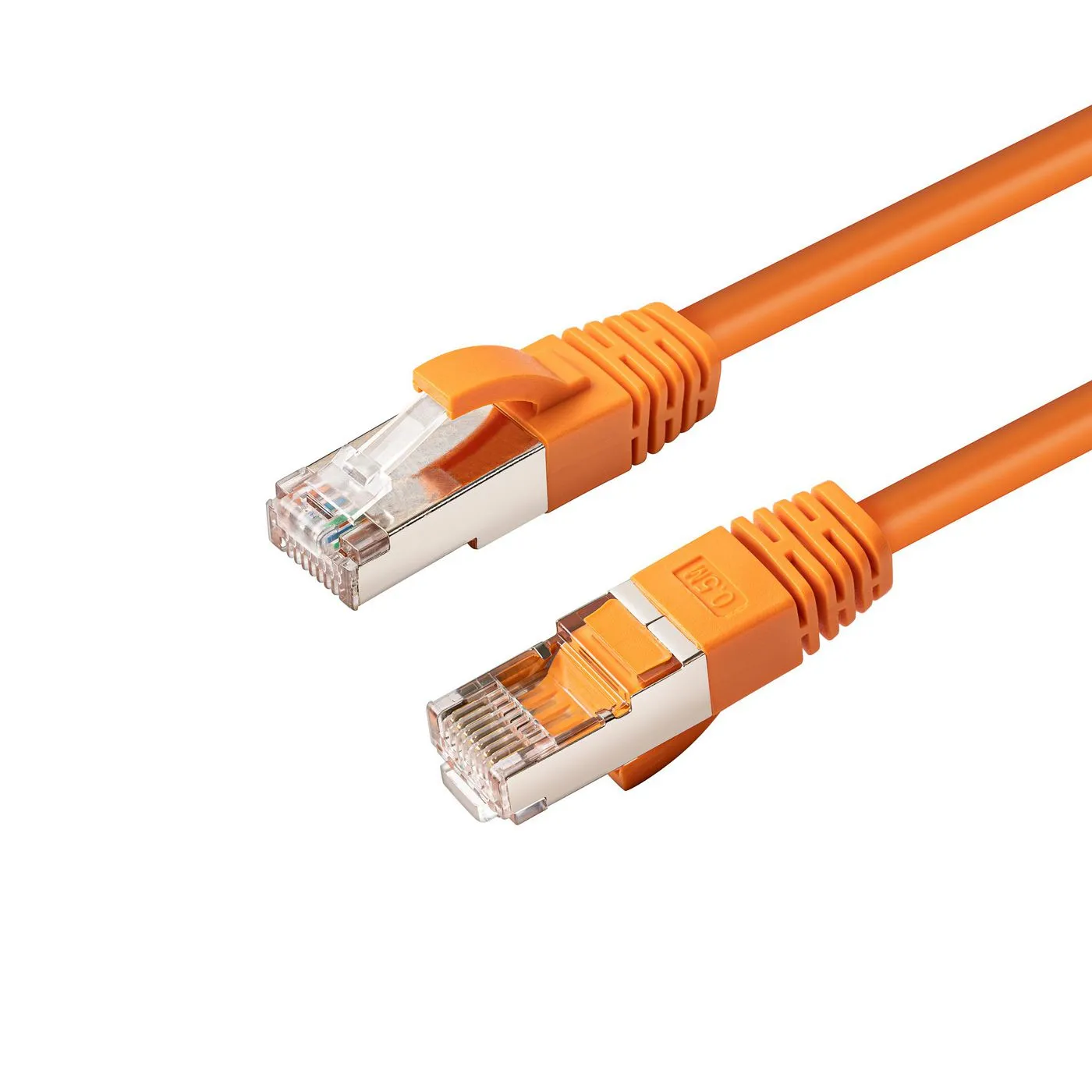 MicroConnect Cat6a S/FTP RJ45 30m Network Cable, Orange