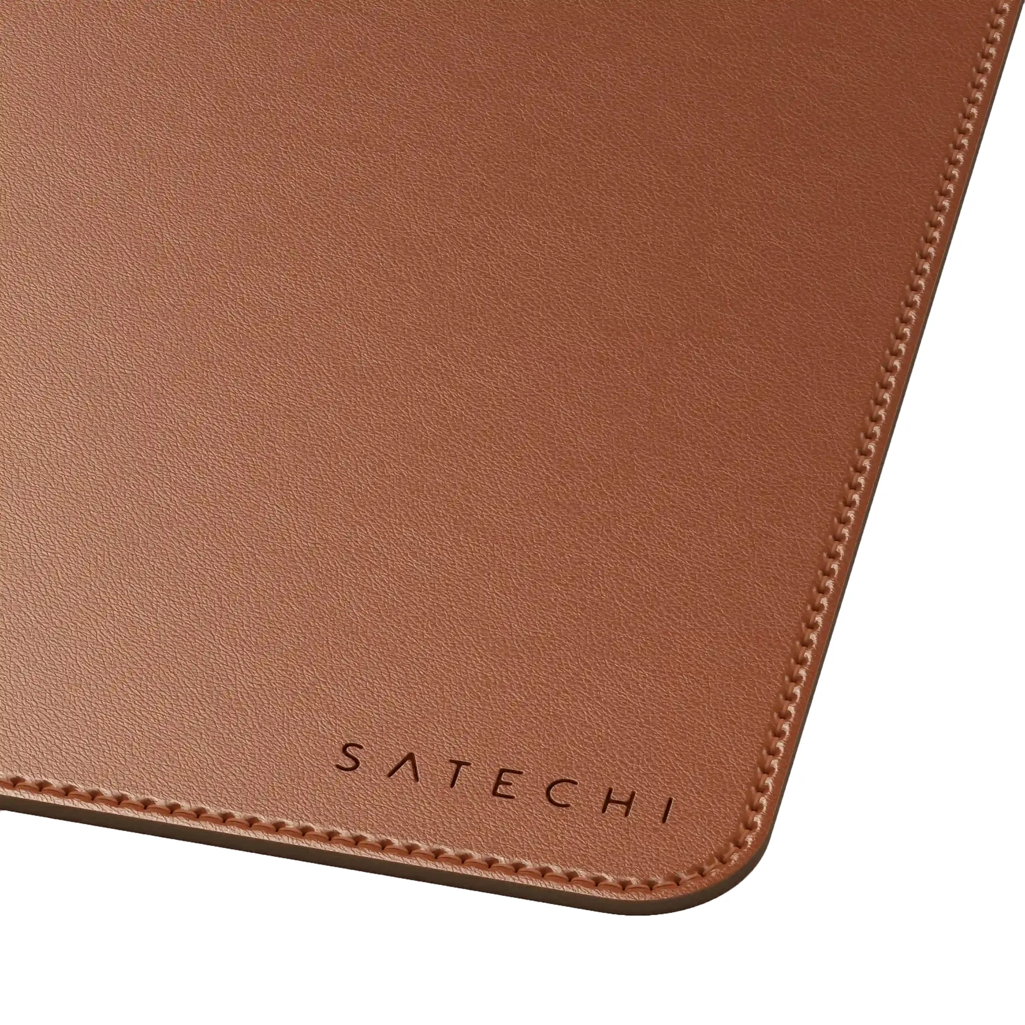 Satechi Vegan-Leather Premium Desk Mat Mousepad, 314x680 mm, Brown